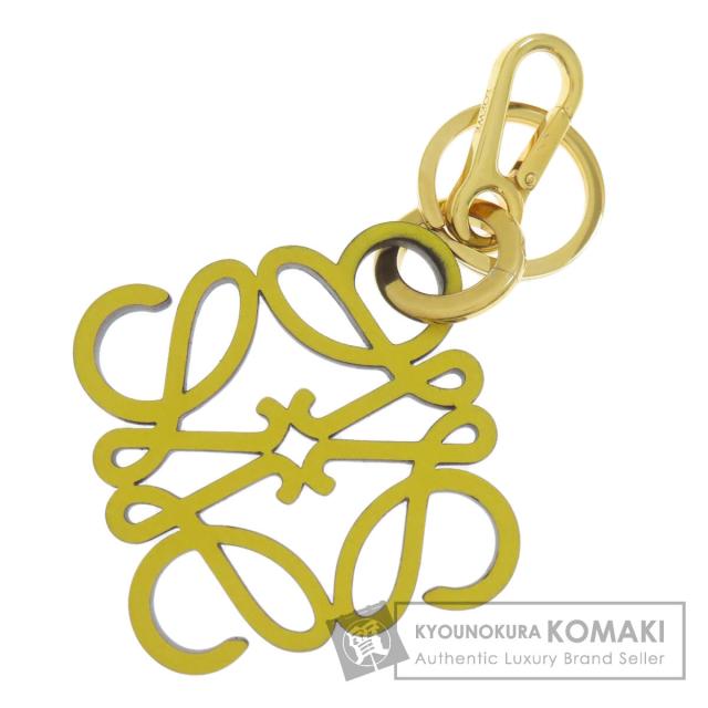 ロエベ LOEWE  チャーム アナグラム  キーホルダー 金属製 レディース  中古