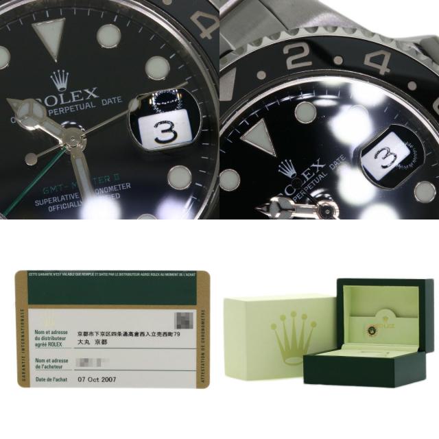 ロレックス ROLEX 116710LN  GMTマスター2  腕時計 ステンレススチール SS   メンズ  中古_9