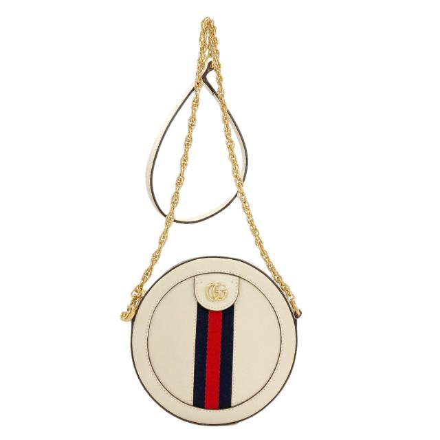 グッチ GUCCI 550618 ダブルG ショルダーバッグ カーフ レディース 中古_1