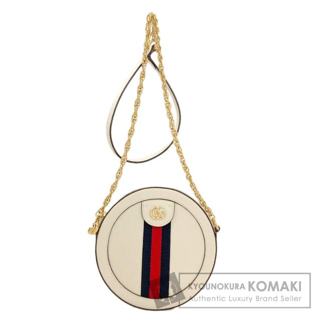 グッチ GUCCI 550618 ダブルG ショルダーバッグ カーフ レディース 中古