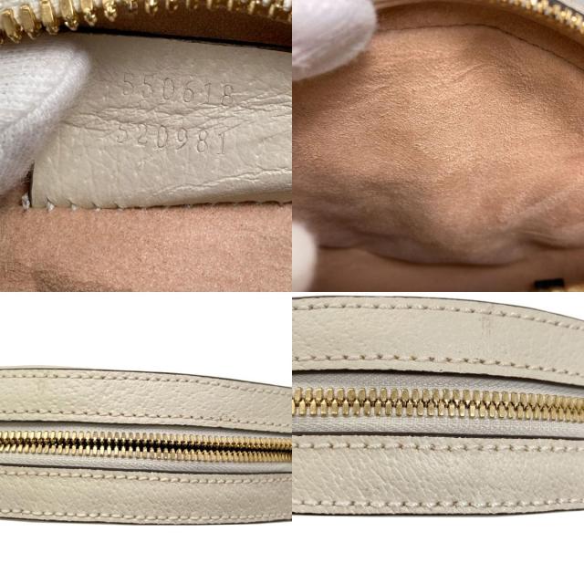 グッチ GUCCI 550618 ダブルG ショルダーバッグ カーフ レディース 中古_7