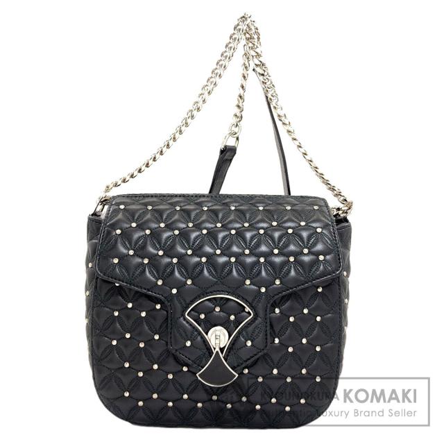 ブルガリ BVLGARI ディーヴァドリーム チェーンショルダー ショルダーバッグ カーフ 中古