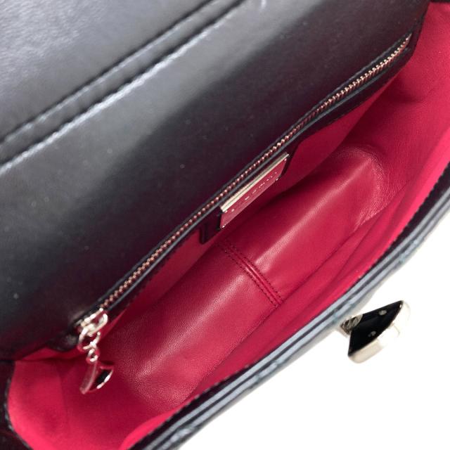 ブルガリ BVLGARI ディーヴァドリーム チェーンショルダー ショルダーバッグ カーフ 中古_5