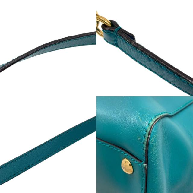 フェンディ FENDI ピーカブー 2WAY ハンドバッグ カーフ レディース 中古_8