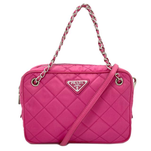 プラダ PRADA テスートインプントゥ 2WAY ショルダーバッグ ナイロン素材 レディース 中古_1