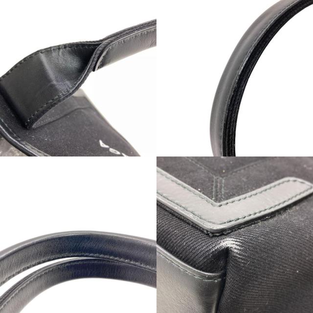 バレンシアガ BALENCIAGA 339933 ネイビーカバスS ハンドバッグ キャンバス レディース 中古_8