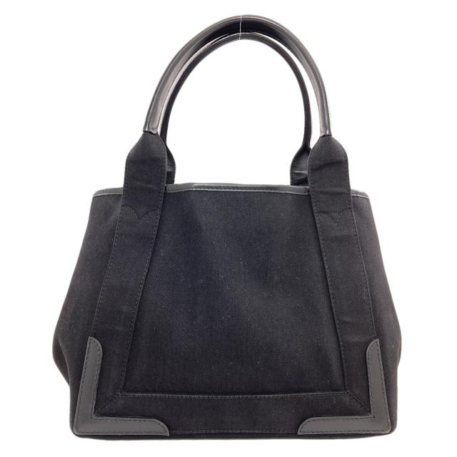 バレンシアガ BALENCIAGA 339933 ネイビーカバスS ハンドバッグ キャンバス レディース 中古_2