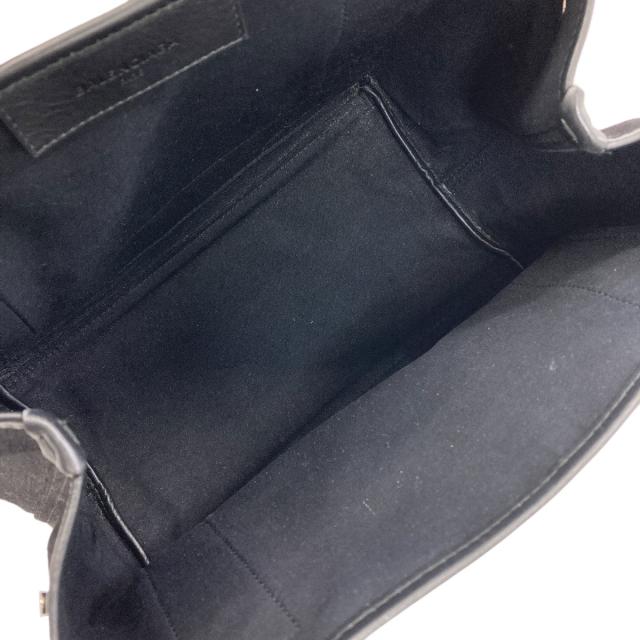 バレンシアガ BALENCIAGA 339933 ネイビーカバスS ハンドバッグ キャンバス レディース 中古_5