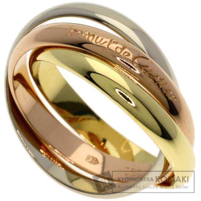 カルティエ CARTIER  トリニティ #59  リング・指輪 K18イエローゴールド レディース  中古