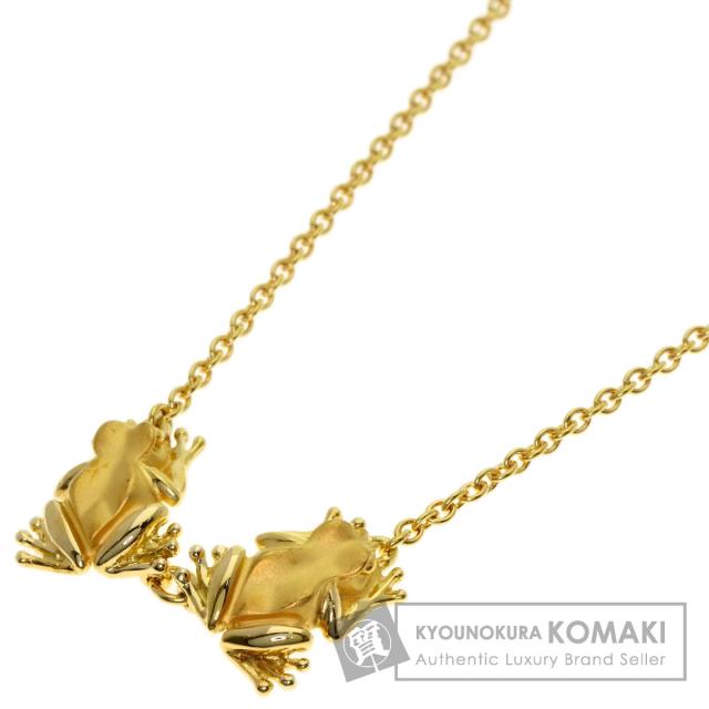 カレライカレラ Carrera y Carrera  カエル  ネックレス K18イエローゴールド レディース  中古
