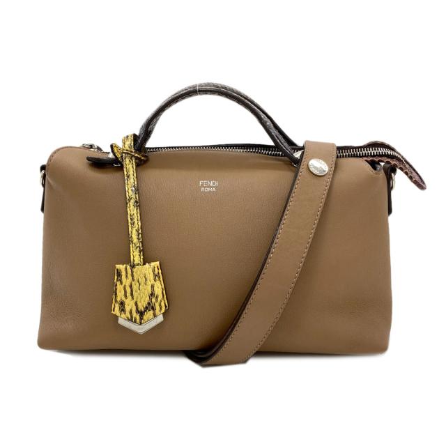 フェンディ FENDI バイザウェイ 2WAY ハンドバッグ パイソン レディース 中古_1