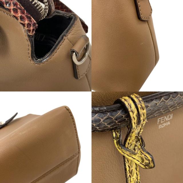 フェンディ FENDI バイザウェイ 2WAY ハンドバッグ パイソン レディース 中古_6