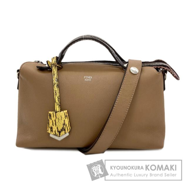 フェンディ FENDI バイザウェイ 2WAY ハンドバッグ パイソン レディース 中古