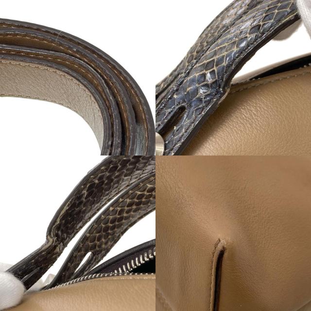 フェンディ FENDI バイザウェイ 2WAY ハンドバッグ パイソン レディース 中古_8