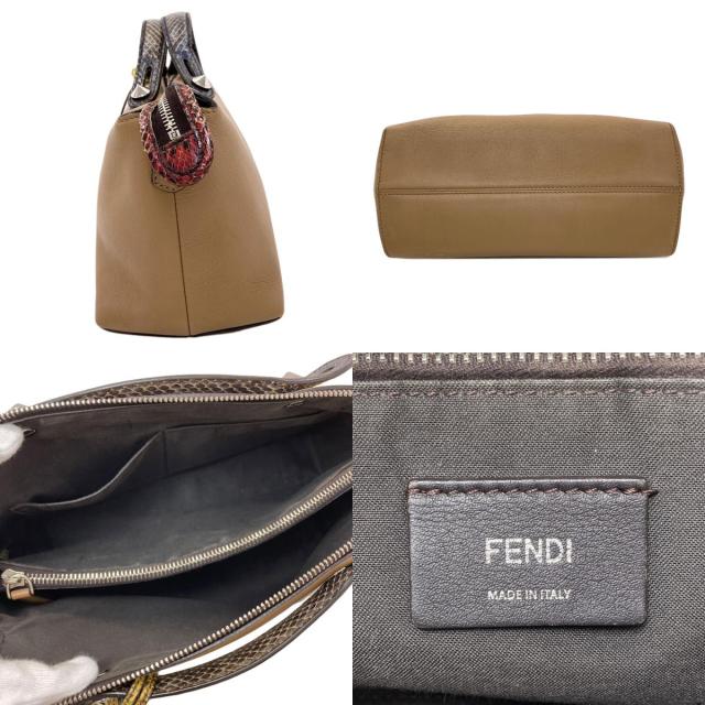 フェンディ FENDI バイザウェイ 2WAY ハンドバッグ パイソン レディース 中古_3