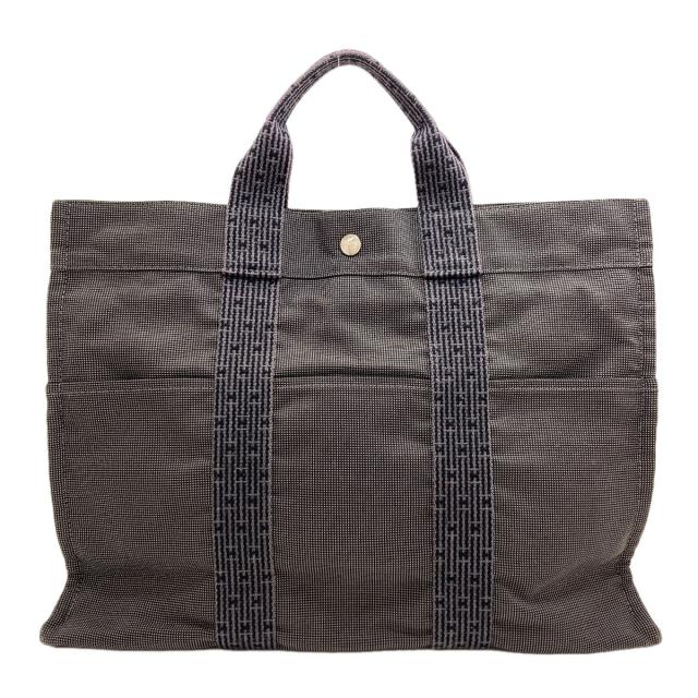 エルメス HERMES エールラインMM ハンドバッグ キャンバス レディース 中古_1