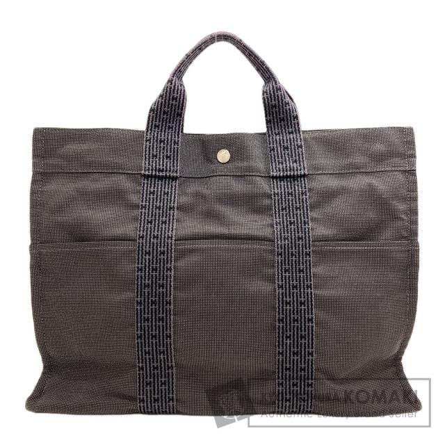 エルメス HERMES エールラインMM ハンドバッグ キャンバス レディース 中古