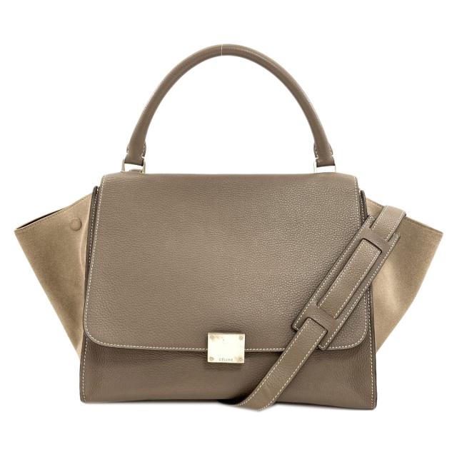 セリーヌ CELINE トラペーズ 2WAY ハンドバッグ カーフ レディース