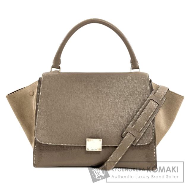 セリーヌ CELINE トラペーズ 2WAY ハンドバッグ カーフ レディース