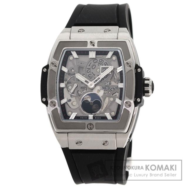 ウブロ HUBLOT 647.NX.1137.RX  スピリット オブ ビックバン ムーンフェイズ  腕時計 チタン 中古
