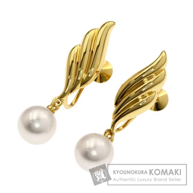 ミキモト MIKIMOTO  パール 真珠  イヤリング K18イエローゴールド レディース  中古