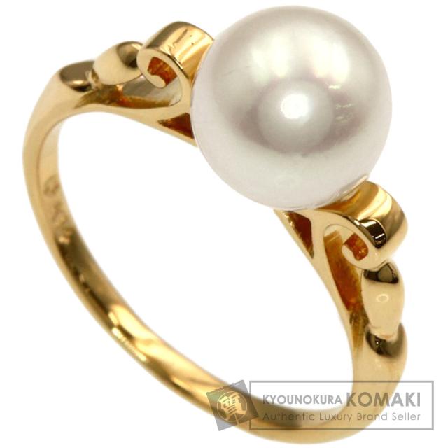 ミキモト MIKIMOTO  パール 真珠  リング・指輪 K14イエローゴールド レディース  中古