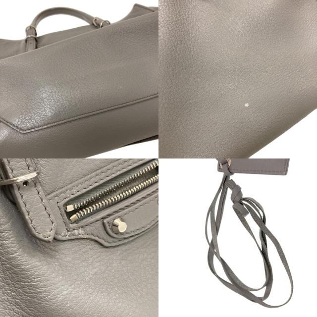 バレンシアガ BALENCIAGA 370926 ペーパー 2WAY ハンドバッグ レザー レディース 中古_6