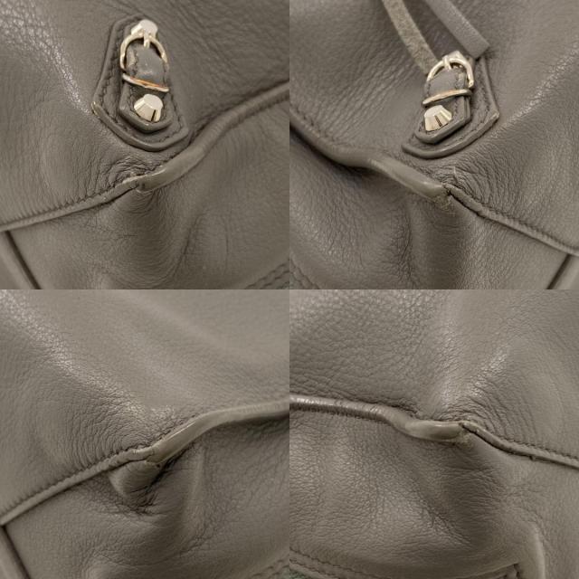 バレンシアガ BALENCIAGA 370926 ペーパー 2WAY ハンドバッグ レザー レディース 中古_9
