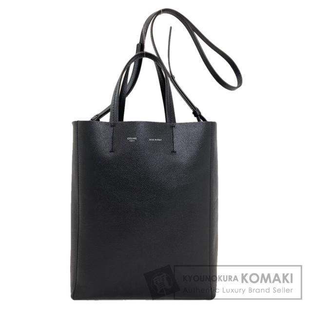 セリーヌ CELINE バーティカルカバ 2WAY ハンドバッグ レザー レディース 中古