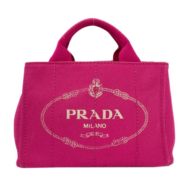 プラダ PRADA カナパ ハンドバッグ キャンバス レディース 中古_1