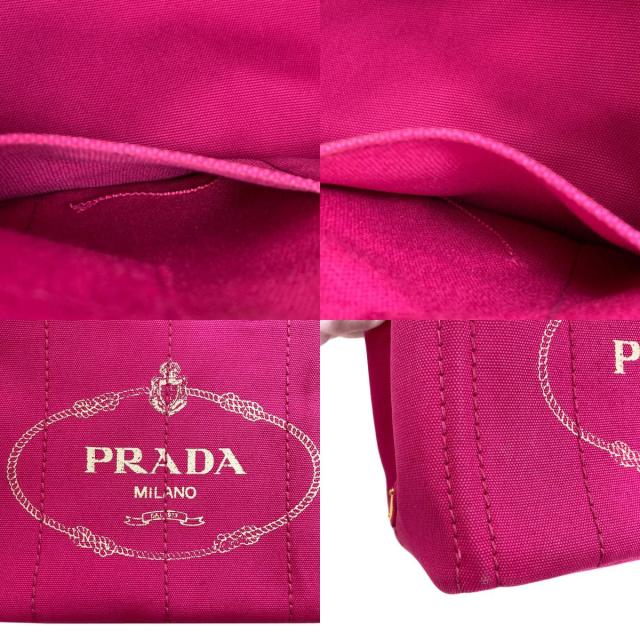 プラダ PRADA カナパ ハンドバッグ キャンバス レディース 中古_6