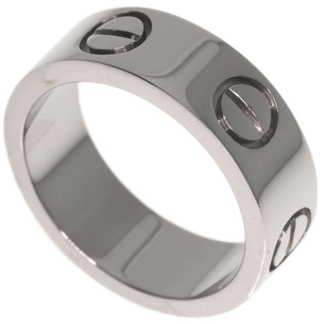 カルティエ CARTIER  ラブリング #45  リング・指輪 K18ホワイトゴールド レディース  中古_1