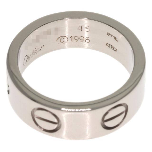 カルティエ CARTIER  ラブリング #45  リング・指輪 K18ホワイトゴールド レディース  中古_4