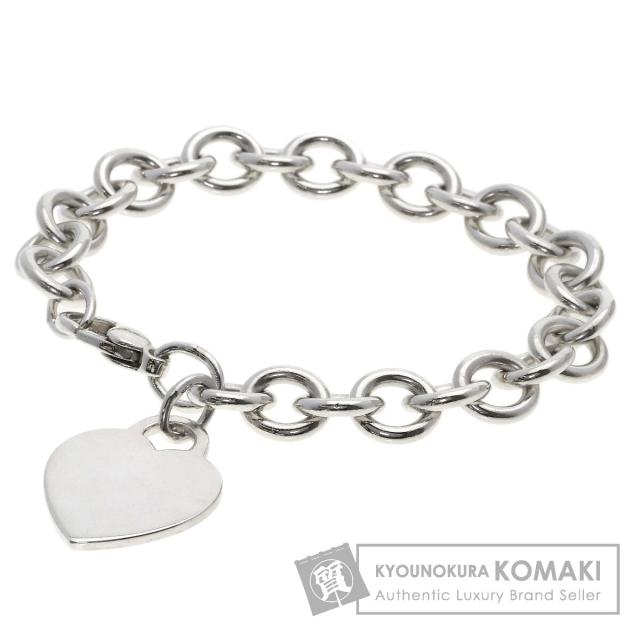 ティファニー TIFFANY&Co. ハート タグ ブレスレット シルバー レディース 中古