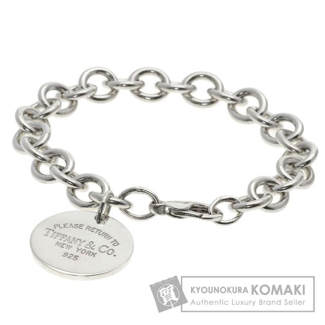 ティファニー TIFFANY&Co. ラウンド タグ ブレスレット シルバー レディース 中古