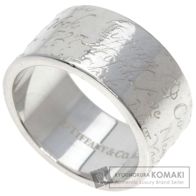 ティファニー TIFFANY&amp;Co.  ノーツ ワイド  リング・指輪 シルバー レディース  中古