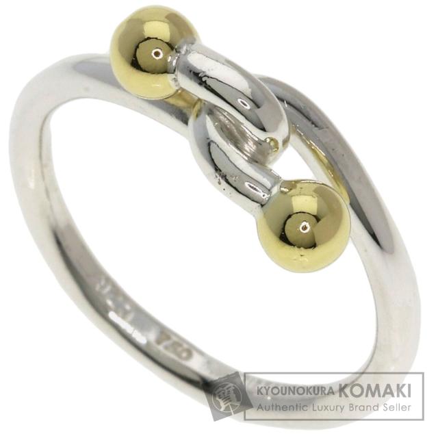 ティファニー TIFFANY&amp;Co.  ダブルフック  リング・指輪 シルバー レディース  中古