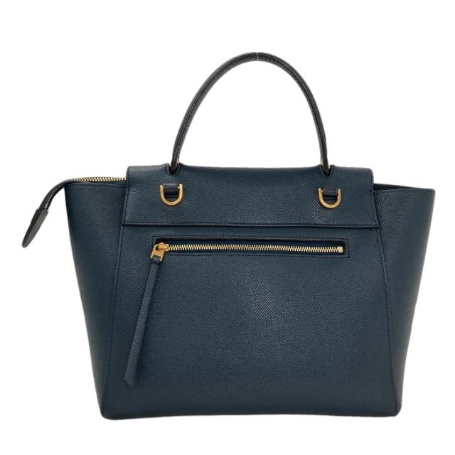 セリーヌ CELINE マイクロ ベルトバッグ 2WAY ハンドバッグ カーフ レディース 中古_2