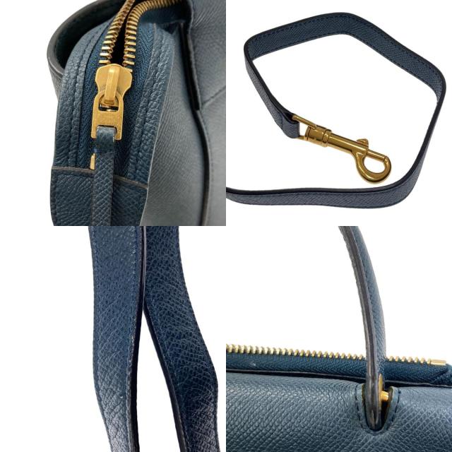 セリーヌ CELINE マイクロ ベルトバッグ 2WAY ハンドバッグ カーフ レディース 中古_8