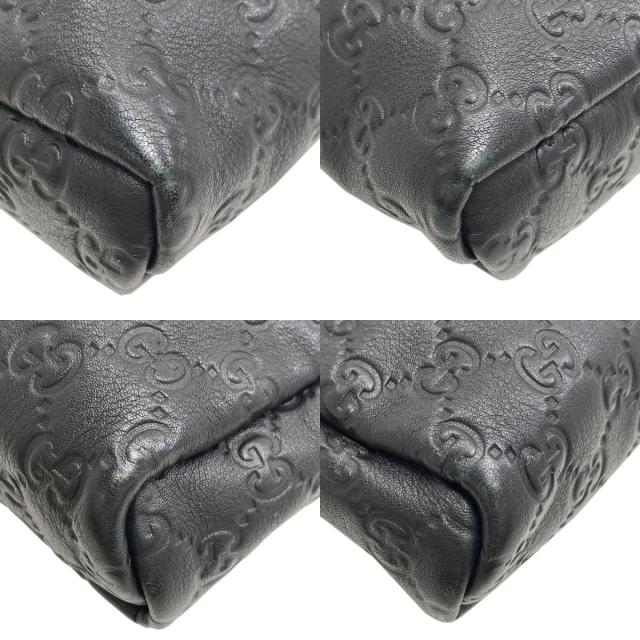 グッチ GUCCI 223666 GGシグネチャー シマ ショルダーバッグ カーフ レディース 中古_9