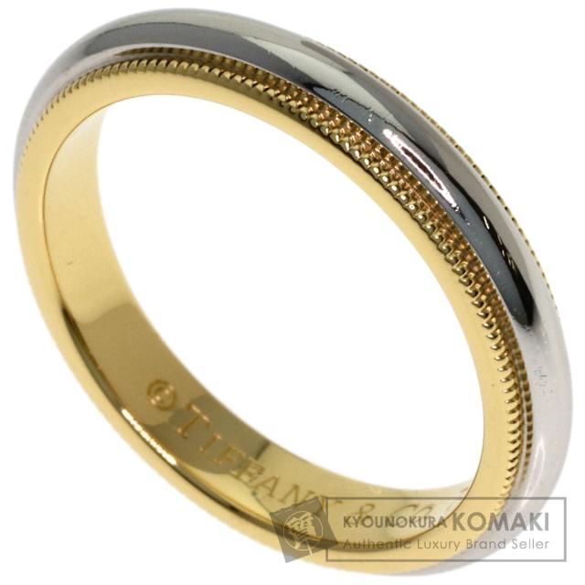 ティファニー TIFFANY&Co. ミルグレイン リング・指輪 K18イエローゴールド レディース 中古