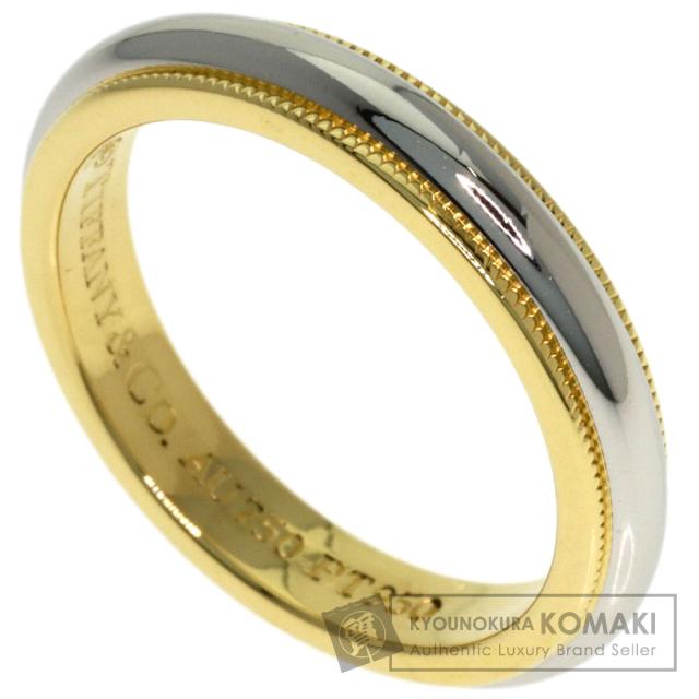 ティファニー TIFFANY&Co. ミルグレイン リング・指輪 K18イエローゴールド レディース 中古