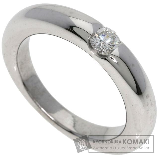 カルティエ CARTIER  エリプス ダイヤモンド #53  リング・指輪 K18ホワイトゴールド 中古