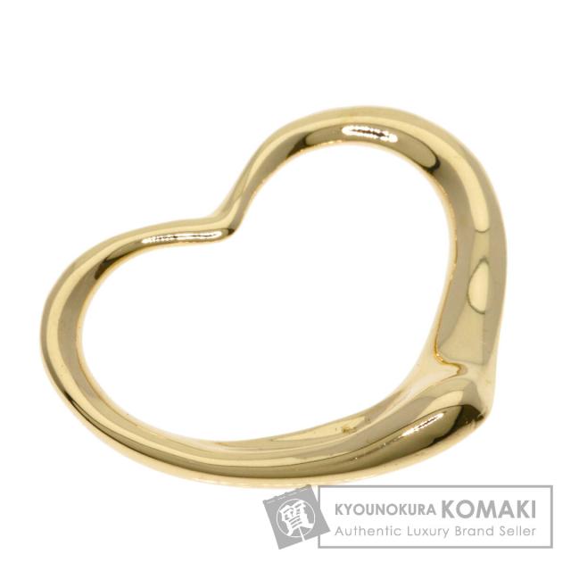 ティファニー TIFFANY&Co. オープンハート ペンダントトップ K18イエローゴールド 中古