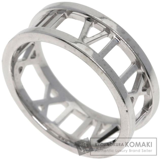 ティファニー TIFFANY&Co. オープン アトラス リング・指輪 K18ホワイトゴールド レディース 中古
