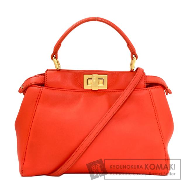 フェンディ FENDI ピーカブー ミニ 2WAY ハンドバッグ カーフ レディース 中古 73,057円