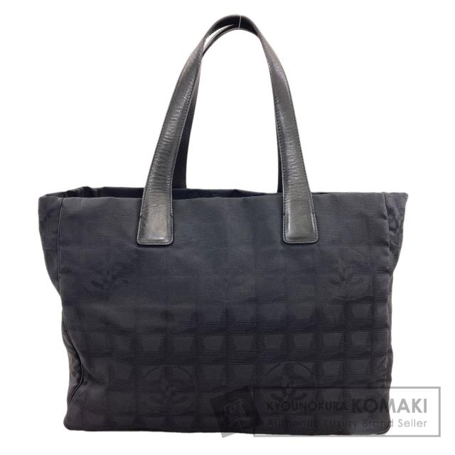 シャネル CHANEL ニュートラベルラインMM ゴールド金具 トートバッグ ナイロン素材 中古