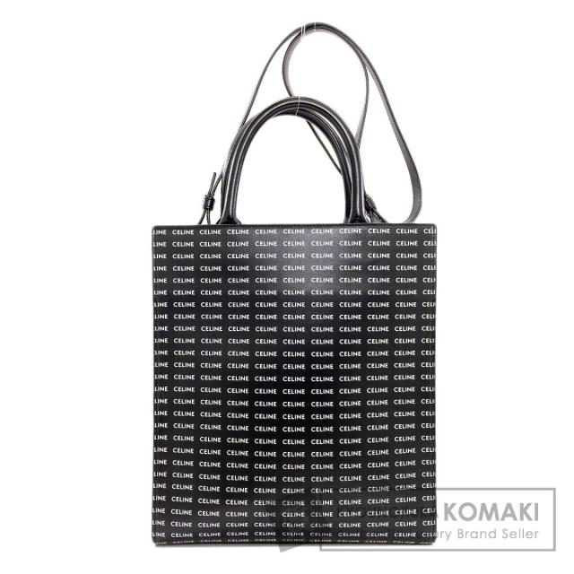セリーヌ CELINE バーティカルカバ 2WAY ハンドバッグ PVC レディース 中古
