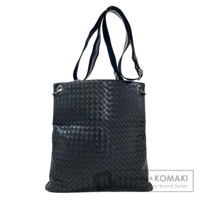 ボッテガヴェネタ BOTTEGA VENETA イントレチャート ショルダーバッグ カーフ レディース 中古