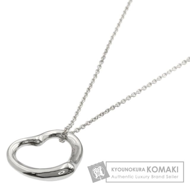 ティファニー TIFFANY&amp;Co.  オープンハート  ネックレス シルバー レディース  中古
